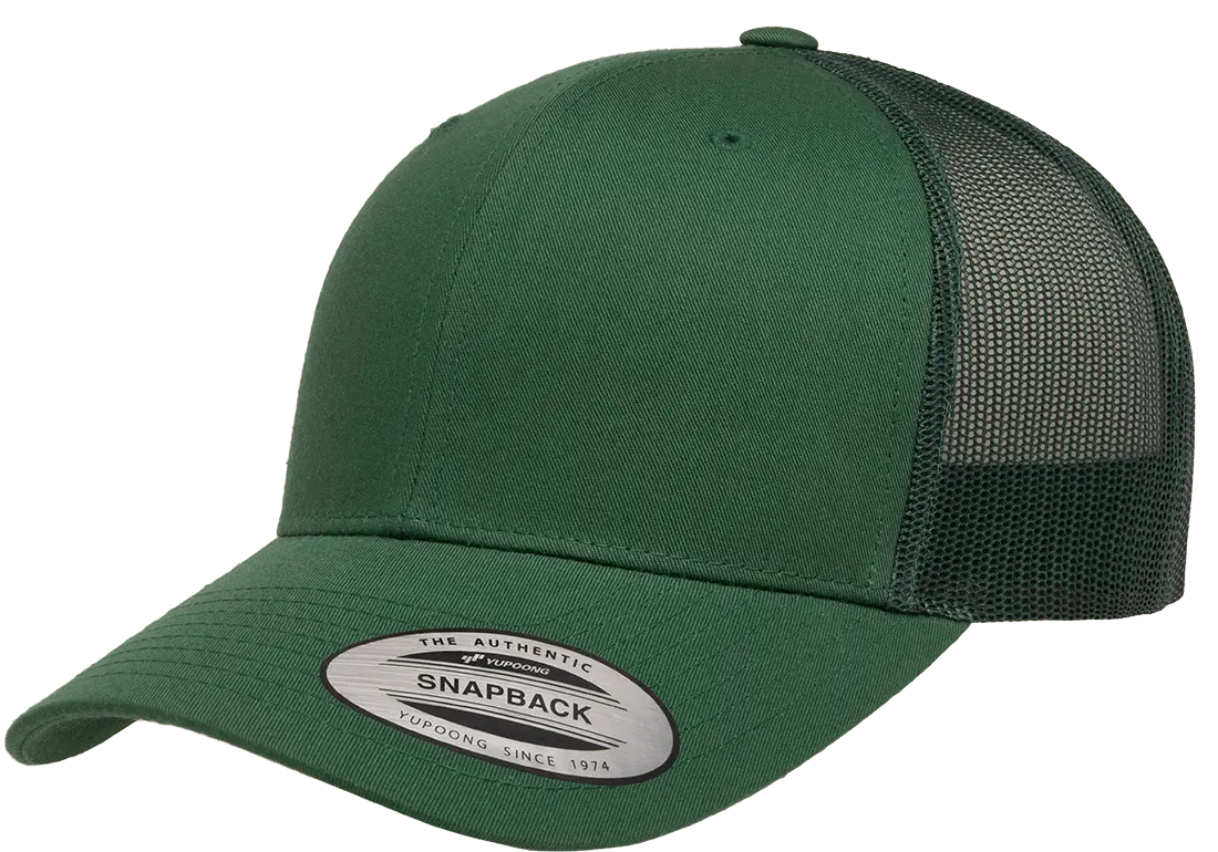 Custom Embroidered YP Classics® Retro Trucker Cap Snapback #6606