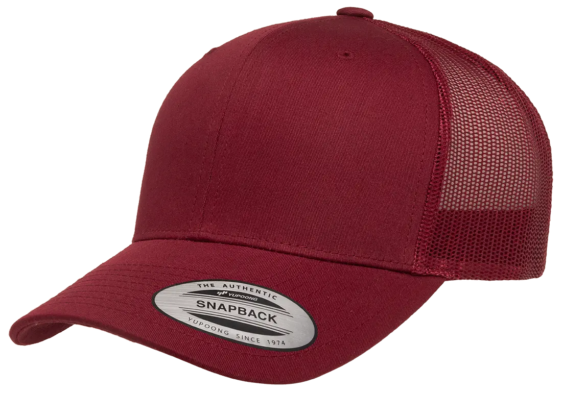 Custom Embroidered YP Classics® Retro Trucker Cap Snapback #6606