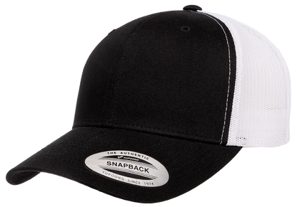 Custom Embroidered YP Classics® Retro Trucker Cap - 2Tone Snapback #6606T
