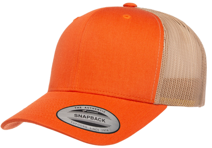 Custom Embroidered YP Classics® Retro Trucker Cap - 2Tone Snapback #6606T