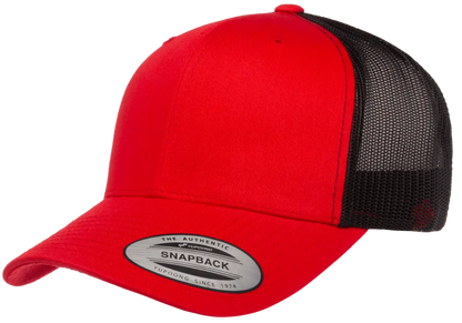 Custom Embroidered YP Classics® Retro Trucker Cap - 2Tone Snapback #6606T