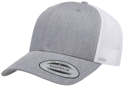 Custom Embroidered YP Classics® Retro Trucker Cap - 2Tone Snapback #6606T