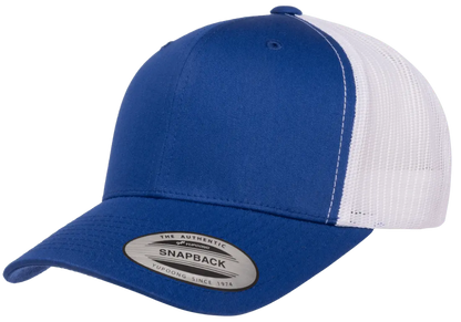 Custom Embroidered YP Classics® Retro Trucker Cap - 2Tone Snapback #6606T