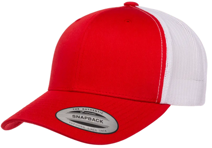 Custom Embroidered YP Classics® Retro Trucker Cap - 2Tone Snapback #6606T