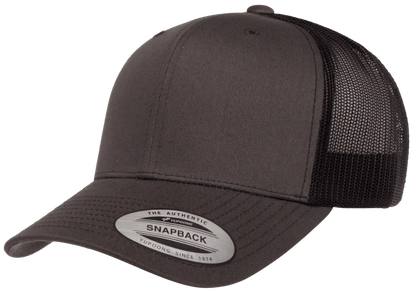 Custom Embroidered YP Classics® Retro Trucker Cap - 2Tone Snapback #6606T