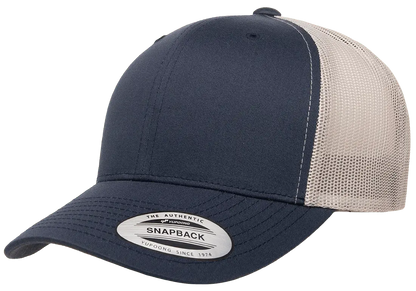 Custom Embroidered YP Classics® Retro Trucker Cap - 2Tone Snapback #6606T