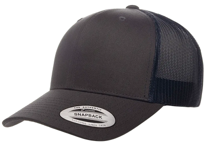 Custom Embroidered YP Classics® Retro Trucker Cap - 2Tone Snapback #6606T