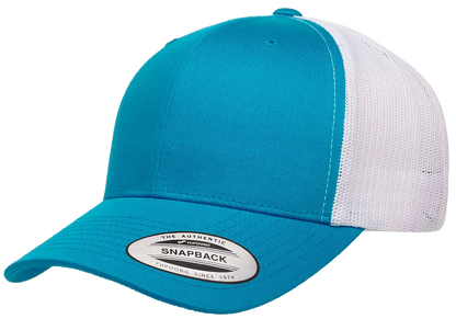 Custom Embroidered YP Classics® Retro Trucker Cap - 2Tone Snapback #6606T