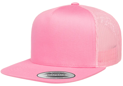 Custom Embroidered YP Classics® Classic Trucker Cap Snapback [Flat Bill] #6006