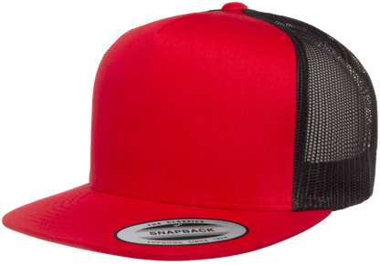 Custom Embroidered YP Classics® Classic Trucker Cap - 2Tone Snapback [Flat Bill] #6006T