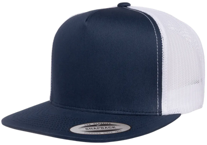 Custom Embroidered YP Classics® Classic Trucker Cap - 2Tone Snapback [Flat Bill] #6006T