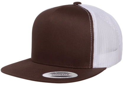 Custom Embroidered YP Classics® Classic Trucker Cap - 2Tone Snapback [Flat Bill] #6006T