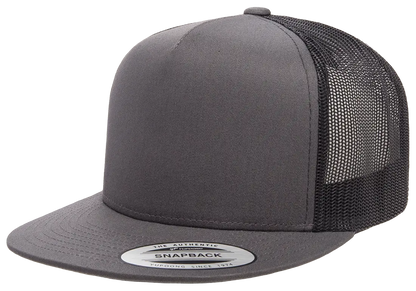 Custom Embroidered YP Classics® Classic Trucker Cap - 2Tone Snapback [Flat Bill] #6006T