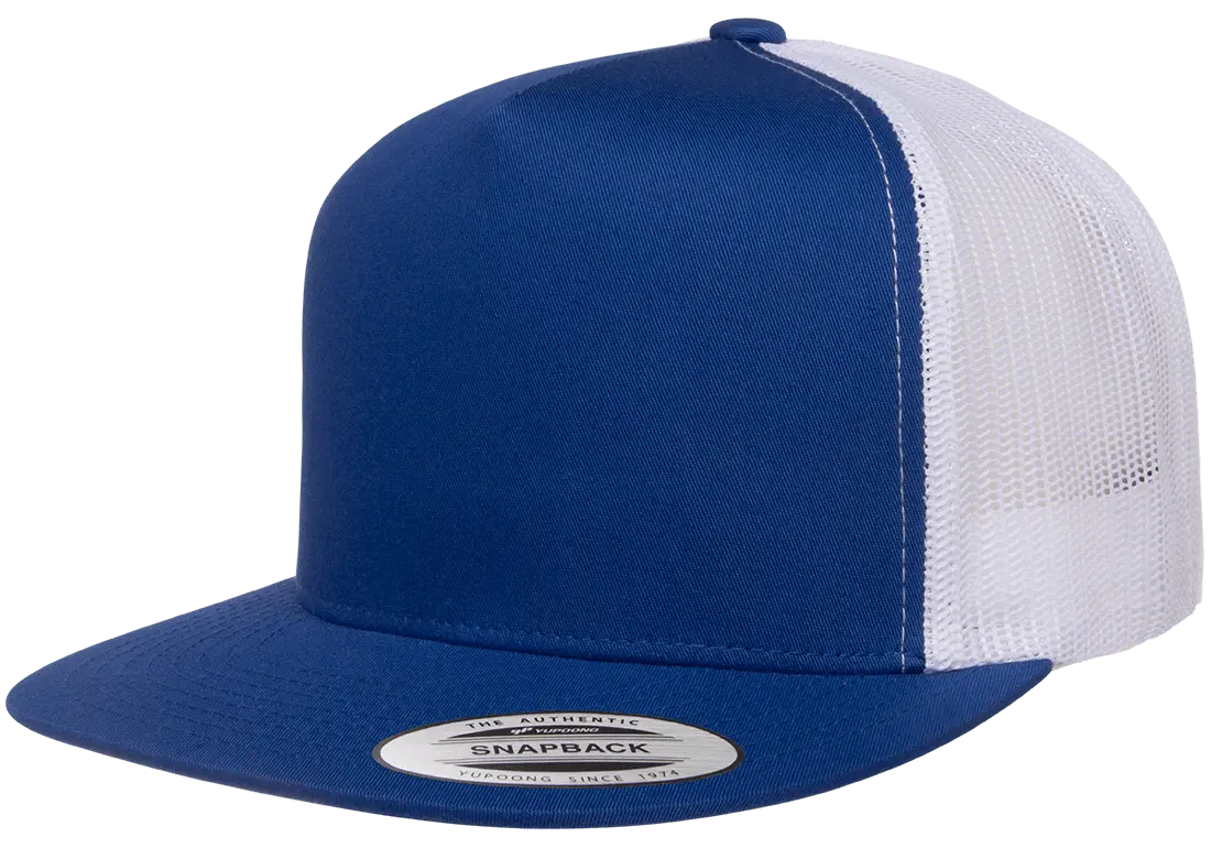 Custom Embroidered YP Classics® Classic Trucker Cap - 2Tone Snapback [Flat Bill] #6006T