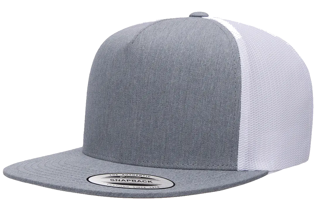 Custom Embroidered YP Classics® Classic Trucker Cap - 2Tone Snapback [Flat Bill] #6006T