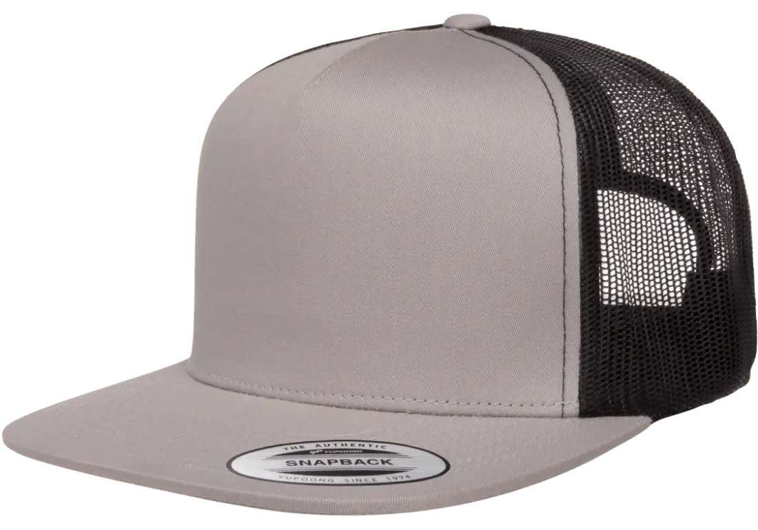 Custom Embroidered YP Classics® Classic Trucker Cap - 2Tone Snapback [Flat Bill] #6006T