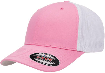 Custom Embroidered Flexfit® Trucker Mesh Cap - 2Tone Fitted #6511T