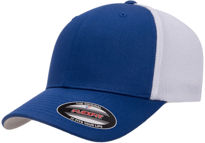 Custom Embroidered Flexfit® Trucker Mesh Cap - 2Tone Fitted #6511T