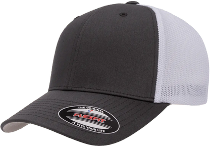 Custom Embroidered Flexfit® Trucker Mesh Cap - 2Tone Fitted #6511T