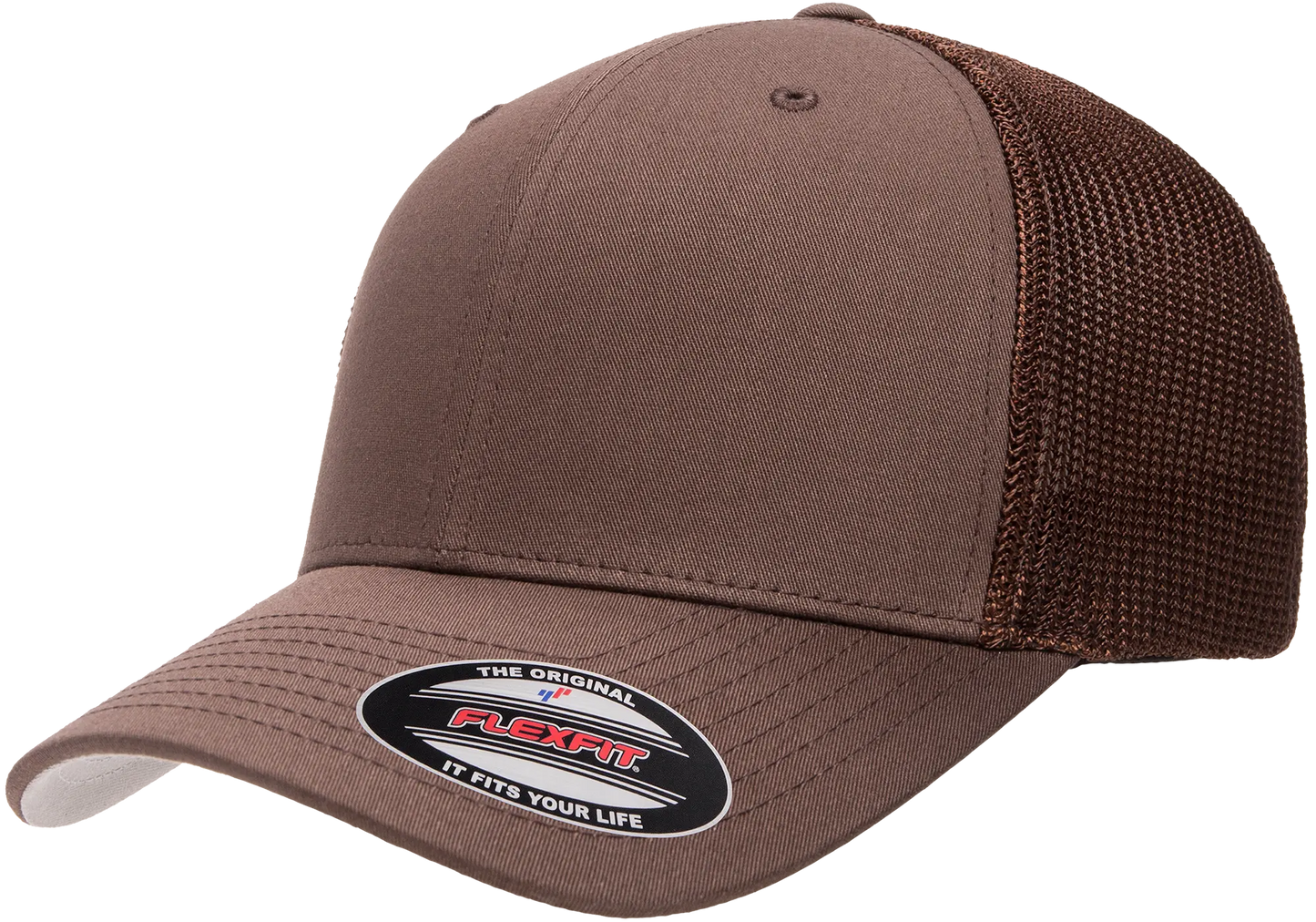 Custom Embroidered Flexfit® Trucker Mesh Cap Fitted #6511