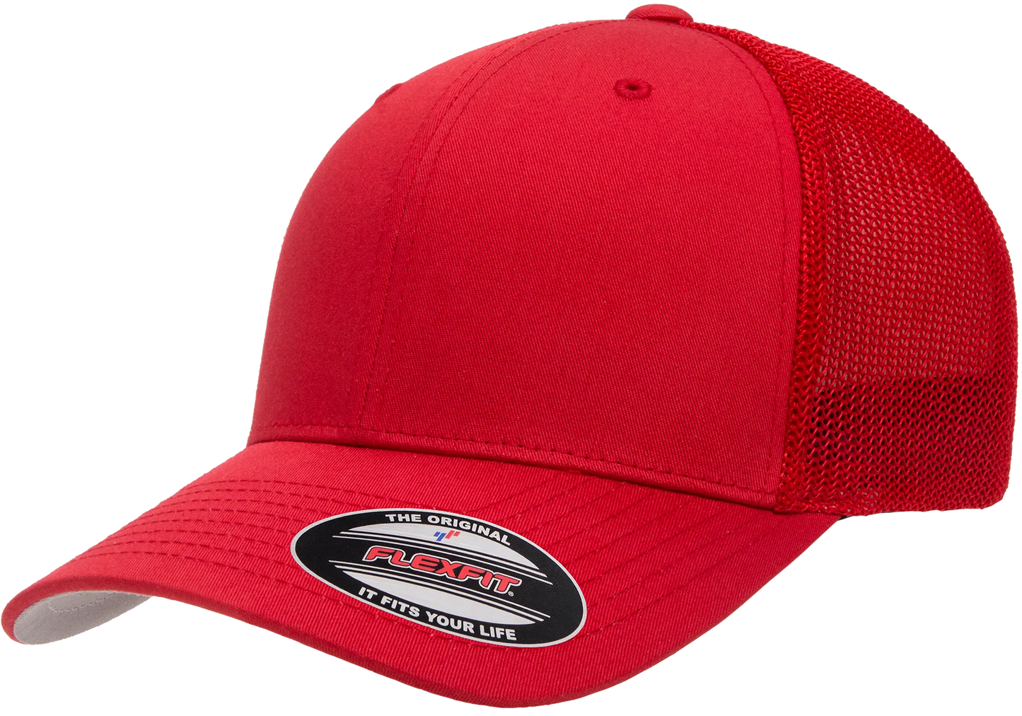 Custom Embroidered Flexfit® Trucker Mesh Cap Fitted #6511