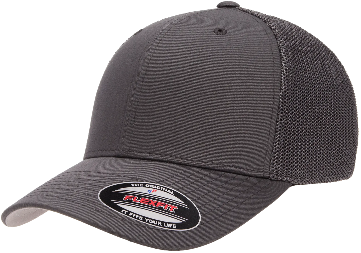 Custom Embroidered Flexfit® Trucker Mesh Cap Fitted #6511