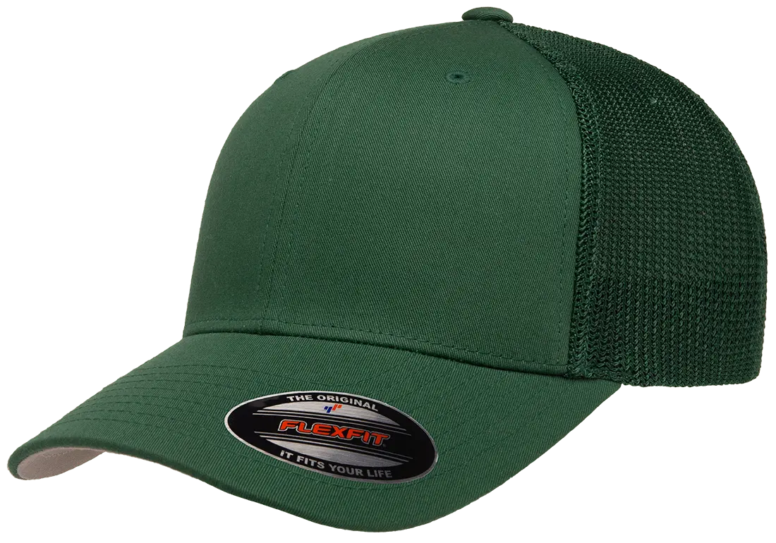 Custom Embroidered Flexfit® Trucker Mesh Cap Fitted #6511