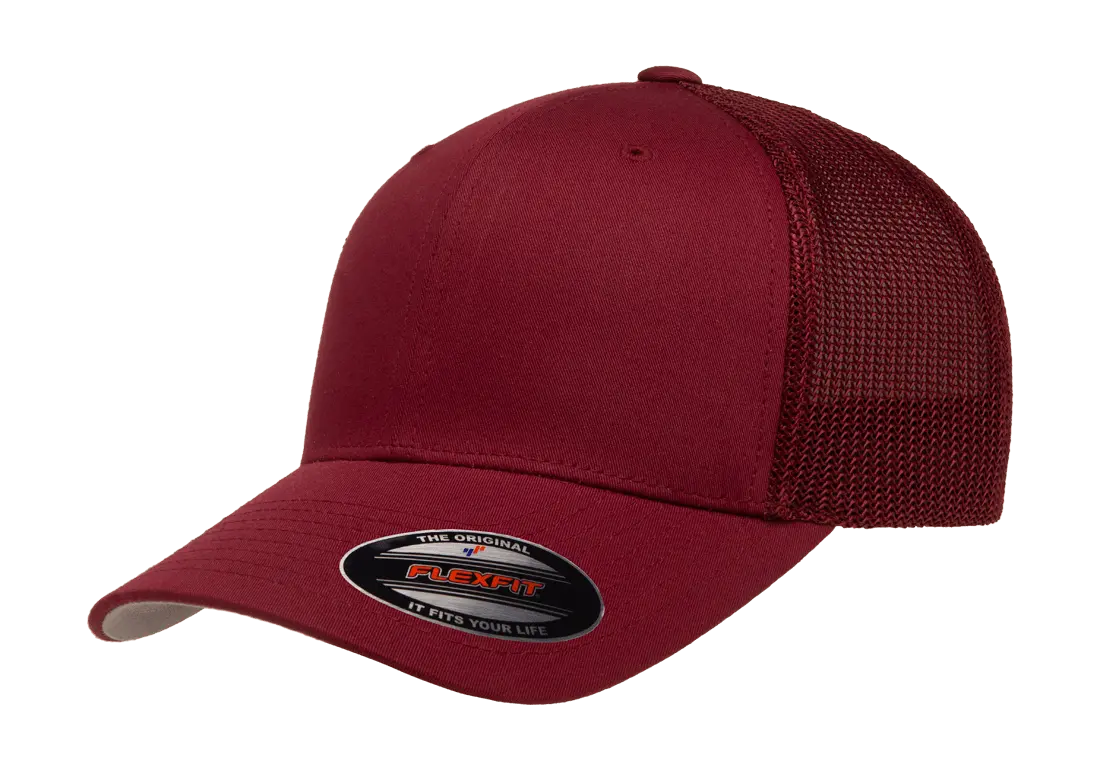 Custom Embroidered Flexfit® Trucker Mesh Cap Fitted #6511