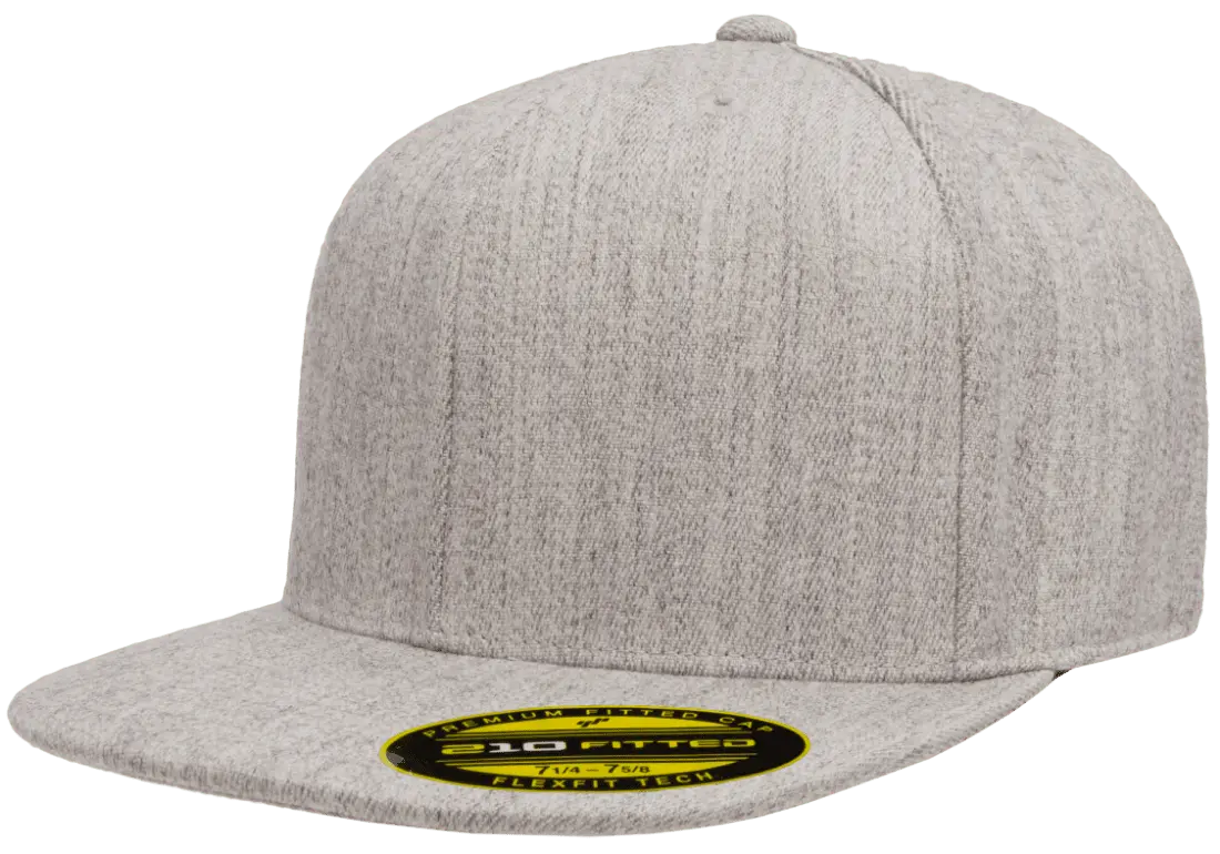 Custom Embroidered Flexfit 210® Premium Fitted Cap [Flat Bill] #6210