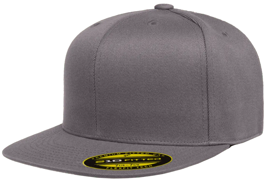 Custom Embroidered Flexfit 210® Premium Fitted Cap [Flat Bill] #6210