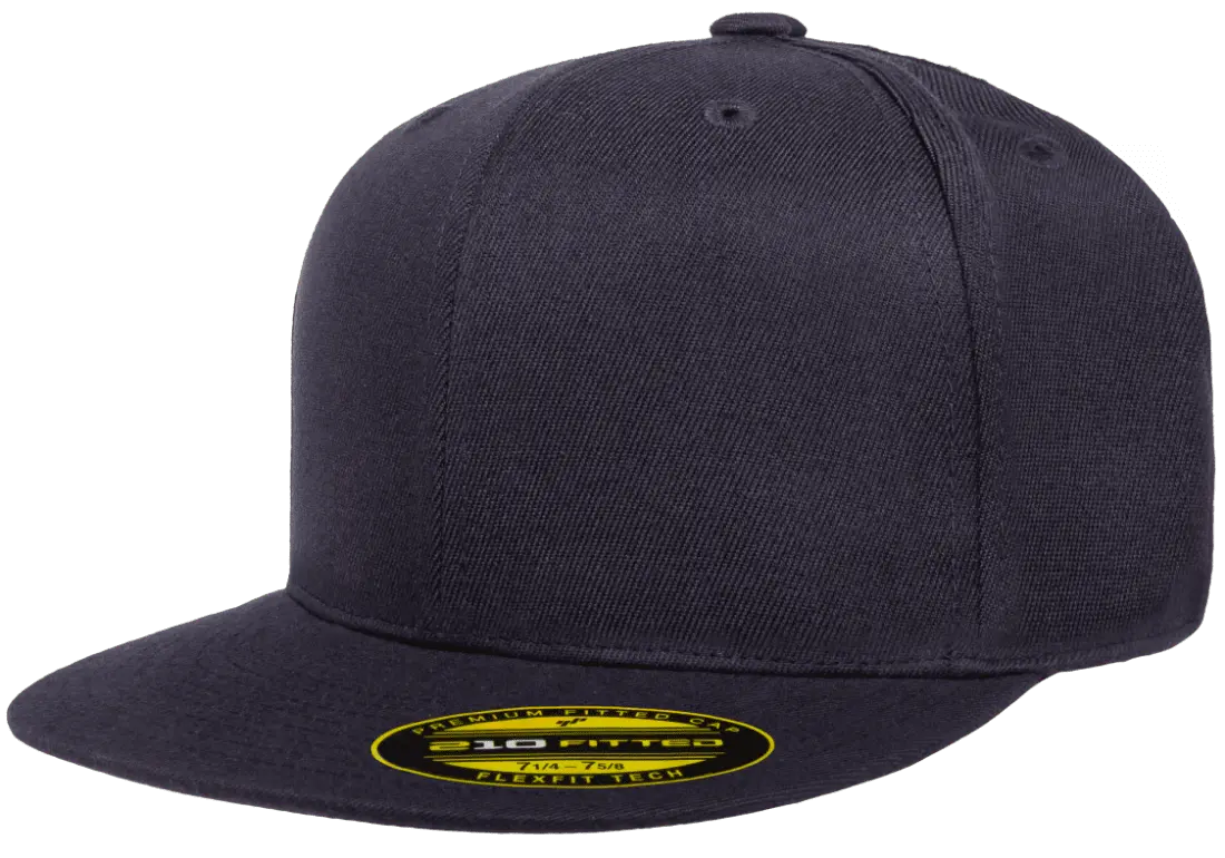 Custom Embroidered Flexfit 210® Premium Fitted Cap [Flat Bill] #6210