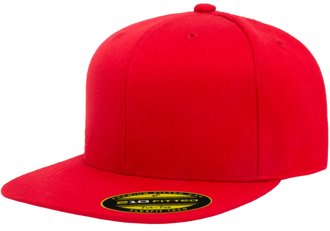 Custom Embroidered Flexfit 210® Premium Fitted Cap [Flat Bill] #6210
