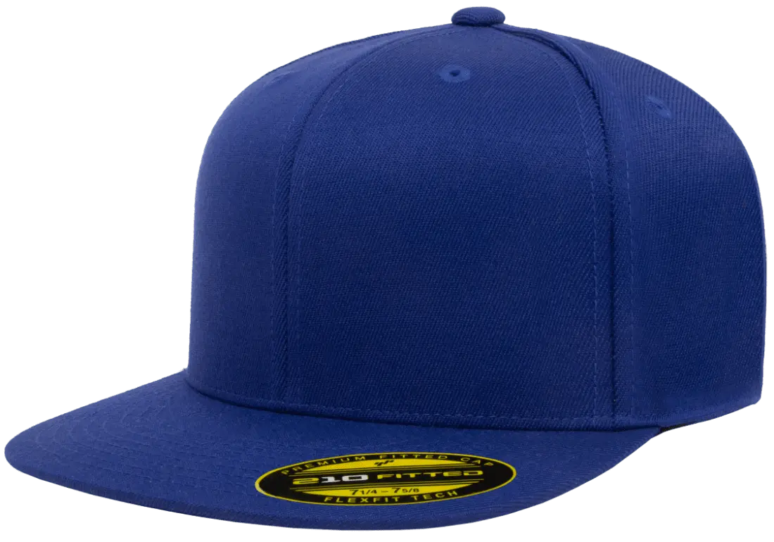 Custom Embroidered Flexfit 210® Premium Fitted Cap [Flat Bill] #6210